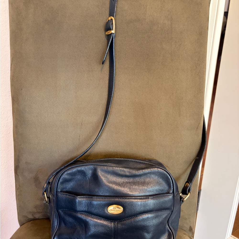 Etienne Aigner Navy Blue Shoulder Bag